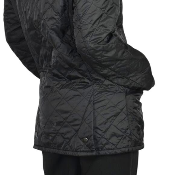 Barbour Heritage Liddesdale Jacket Black Quilted Lightweight Corduroy Mens Small - Picture 16 of 16